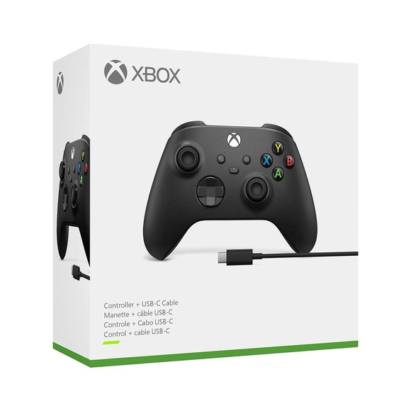 Xbox Core Wireless Controller + USB-C Cable – Carbon Black - Picture 4 of 4